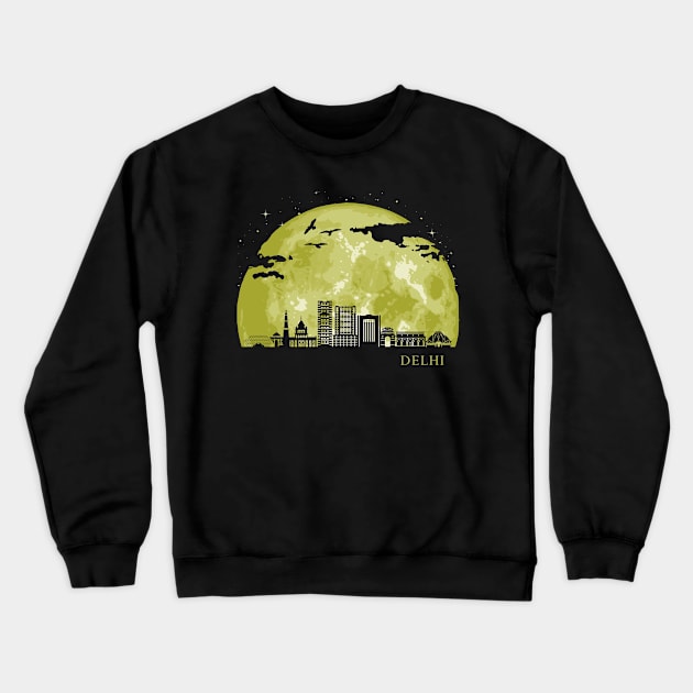 Delhi Crewneck Sweatshirt by Nerd_art